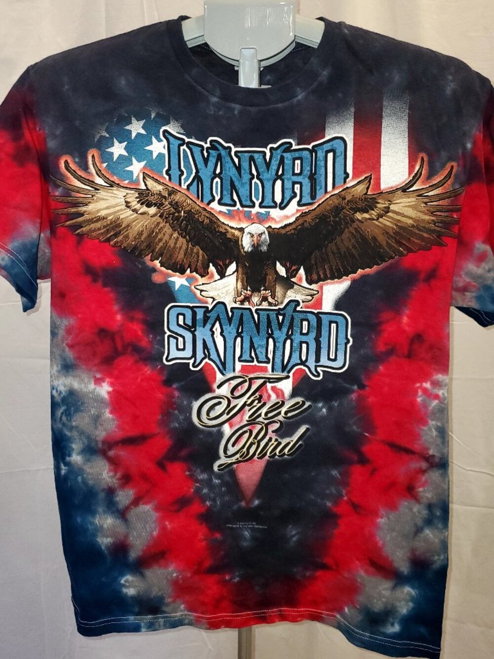 Lynyrd Skynyrd T‑Shirt Medium Free Bird Eagle Tie Dye Live Nation 2012 Delta